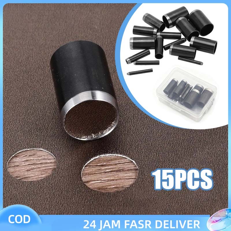 Bolongan Ikat Pinggang 15pcs Sabuk Ikat Pinggang Pembolong Ikat Pinggang Pembolong Kulit Leather Kai