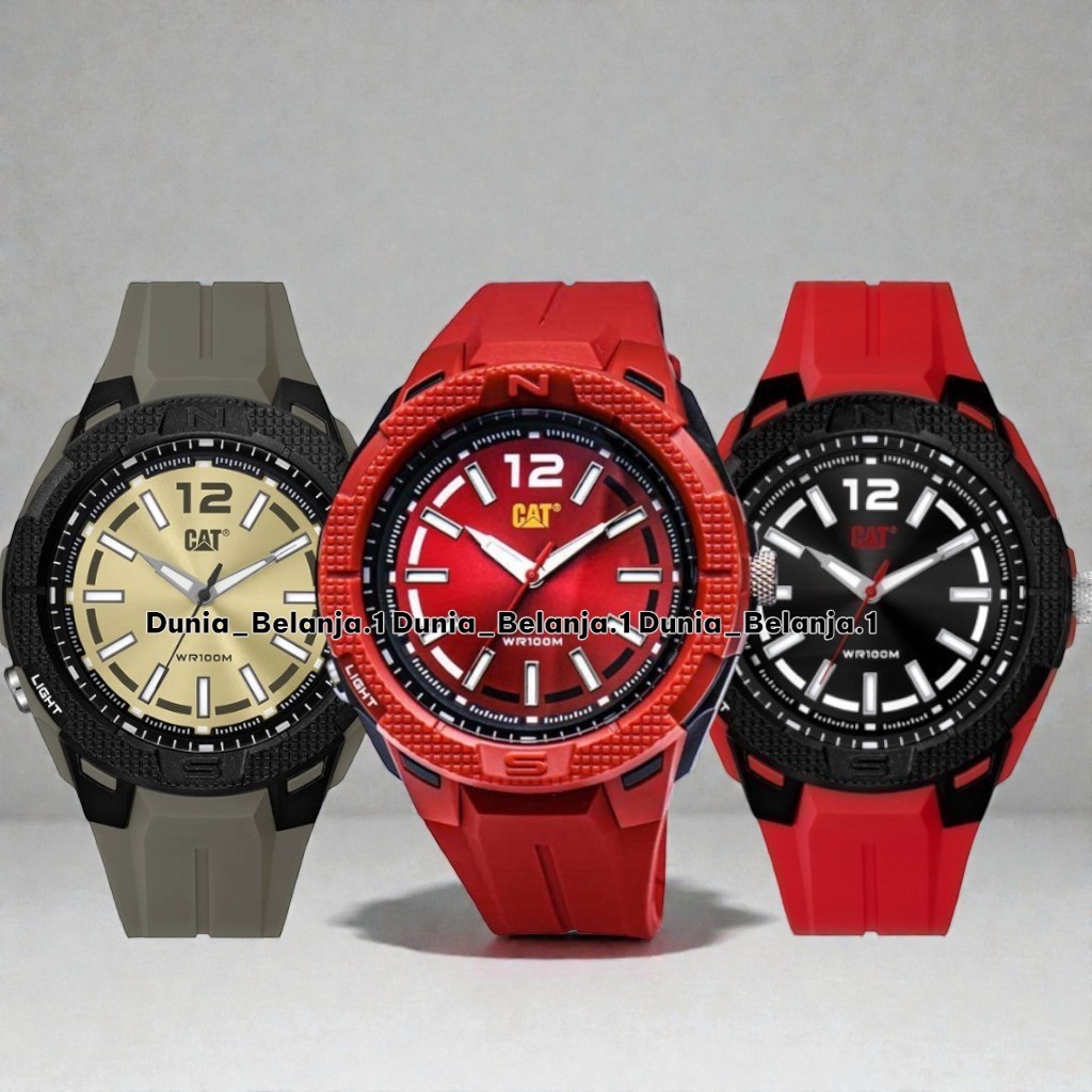 Original 100% Jam Tangan Caterpillar CAT P9.160.21.424 P9.150.25.721 P9.180.28.828 Garansi 2Th