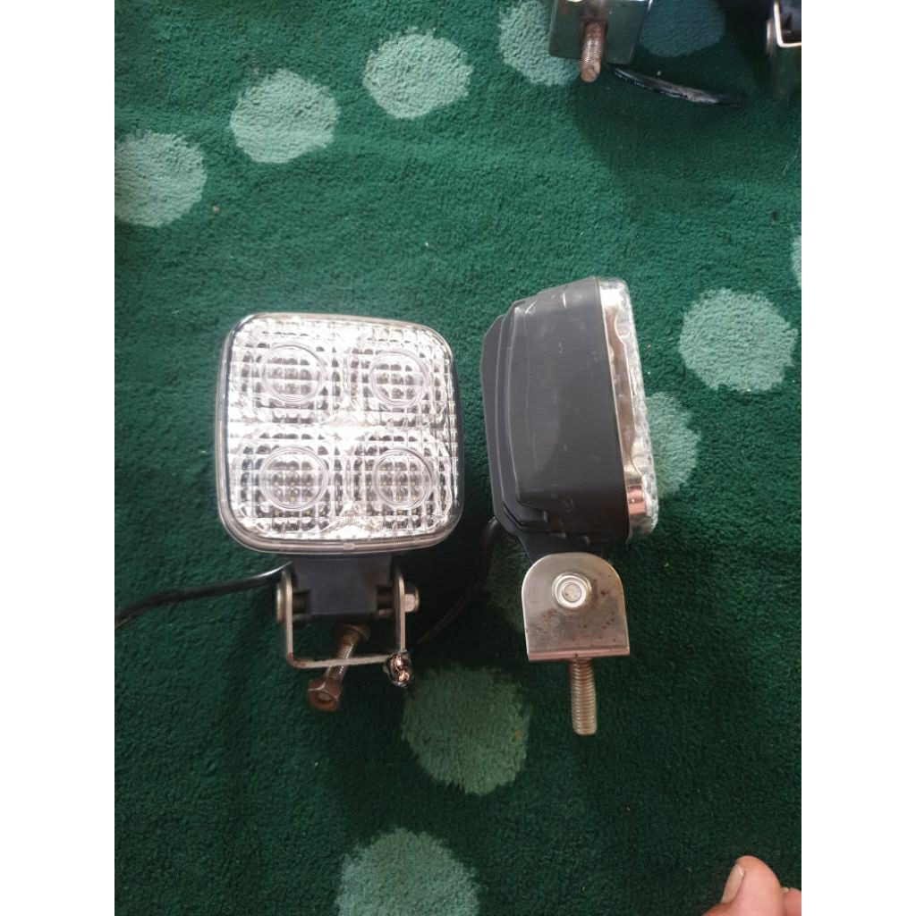 led work lamp. lampu sorot 4 mata merk maxtel original (second preloved) 12V-24V (60watt)