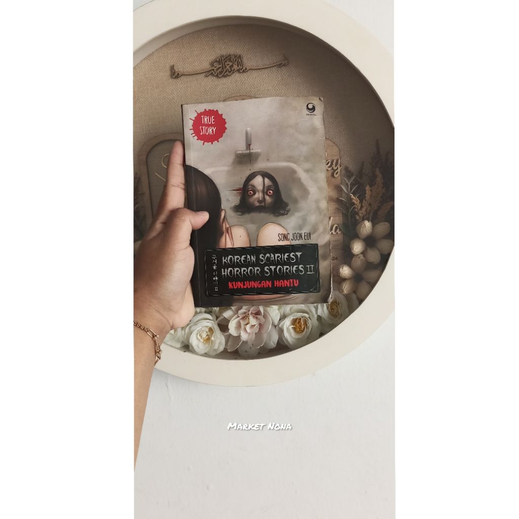 Preloved buku novel horror korea, sudah berbahasa indonesia