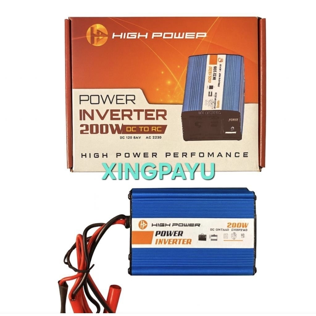 Power Inverter 200 Watt AC to DC