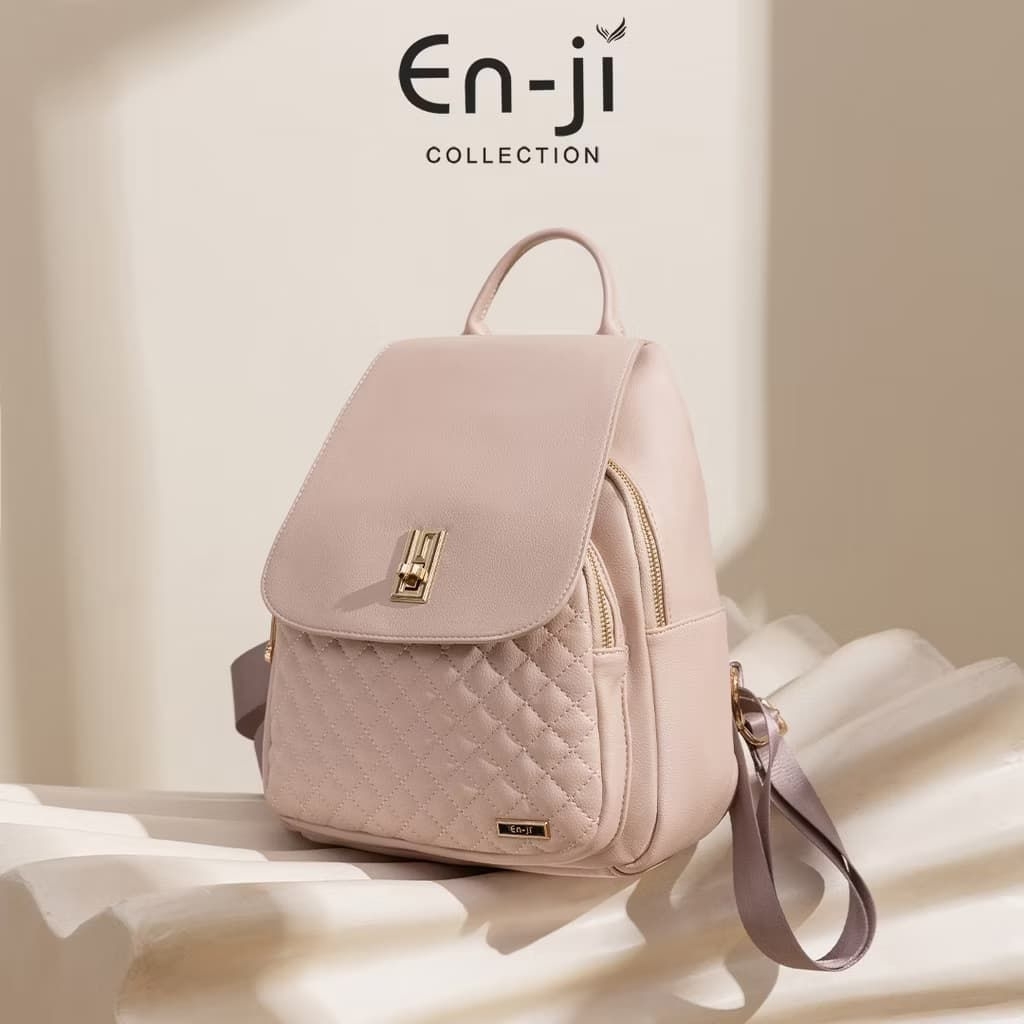 Ready Enji Munro Backpack Ballerina Pink Tas Ransel Original
