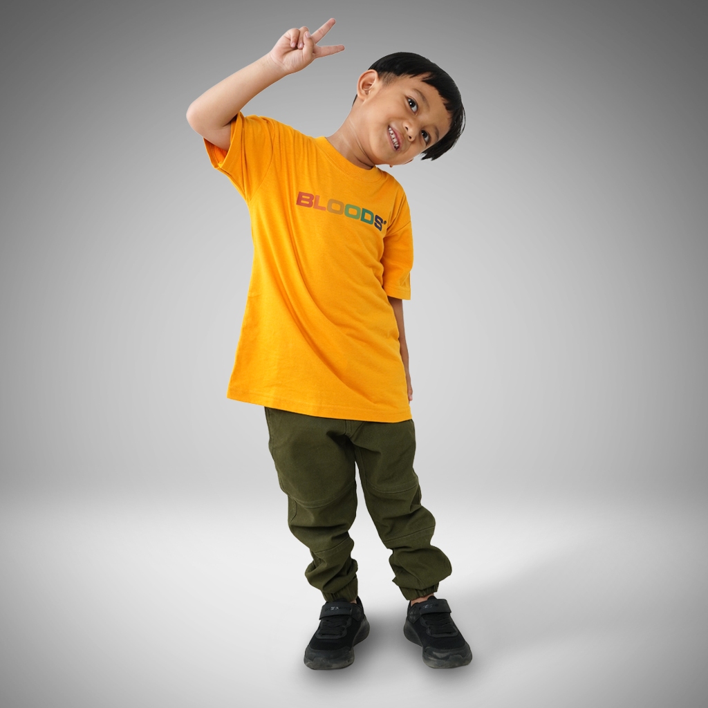 Bloods Series Kids Kaos Anak Lilstep 04 Mustard