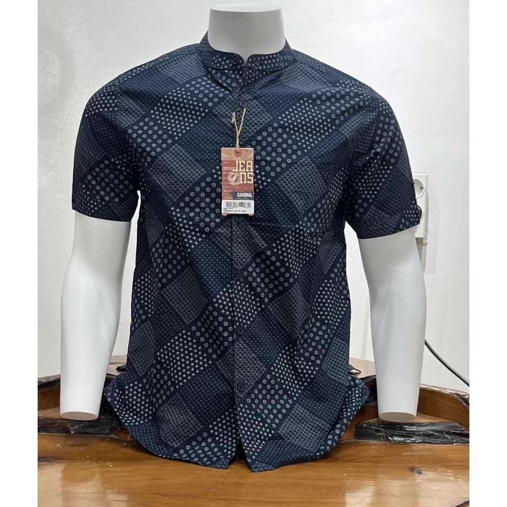 KOKO KEMKO BAJU KEMEJA CARDINAL PRIA ORIGINAL LENGAN PENDEK