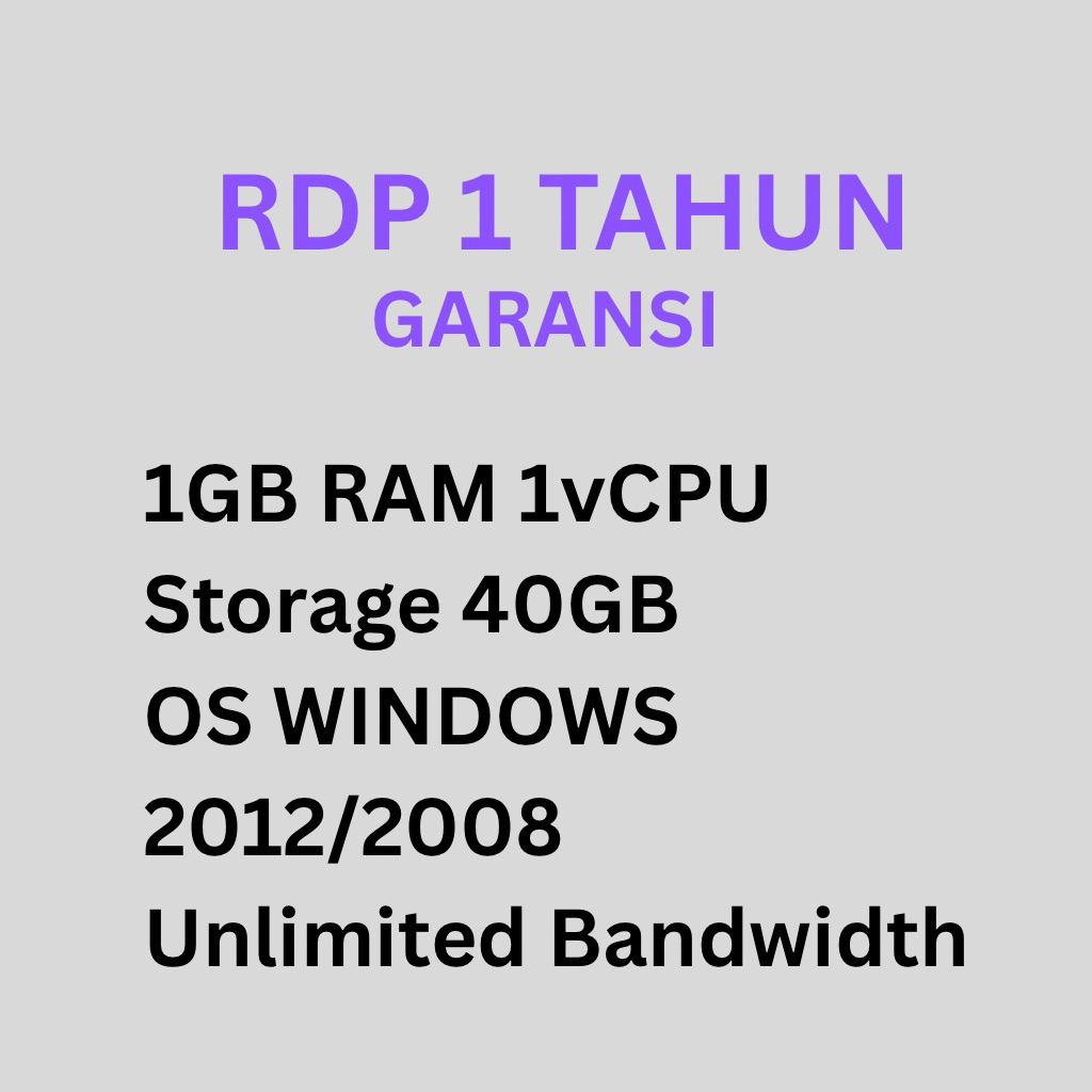 RDP 1 TAHUN
