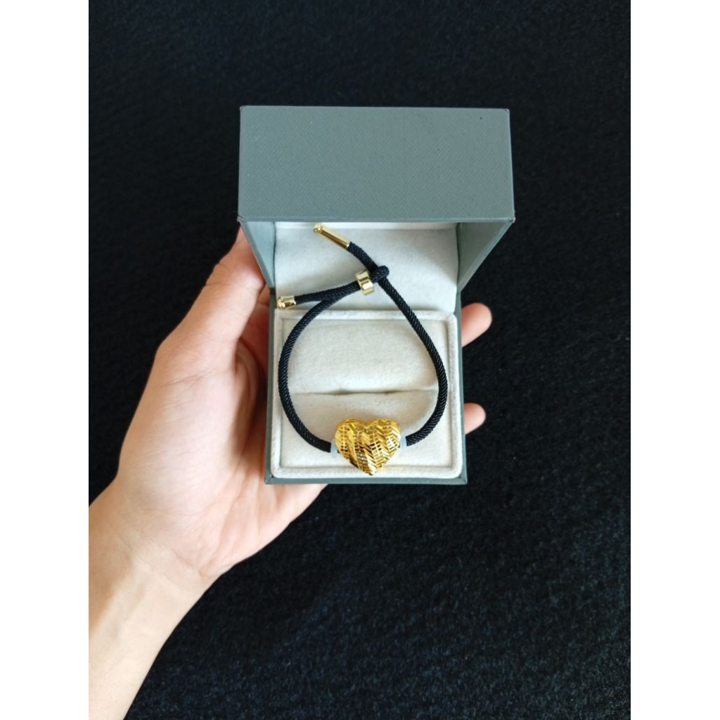 GELANG PANDORA LOVE LAPIS EMAS