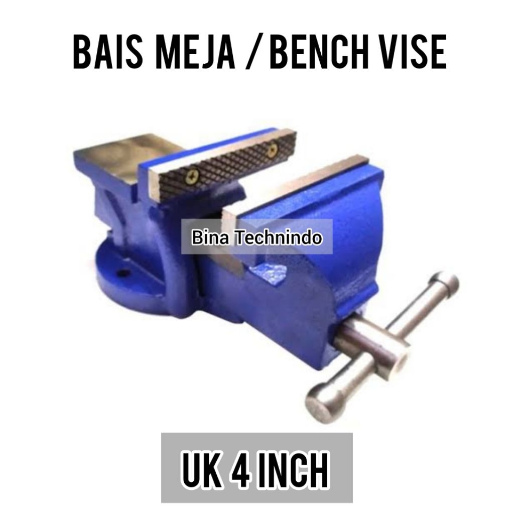 (4 Inch) BAIS MEJA 4" MATSU / RAGUM 4 INCH / BENCH VISE / CATOL PARON.BAIS JEPIT BESI. PENJEPIT BESI