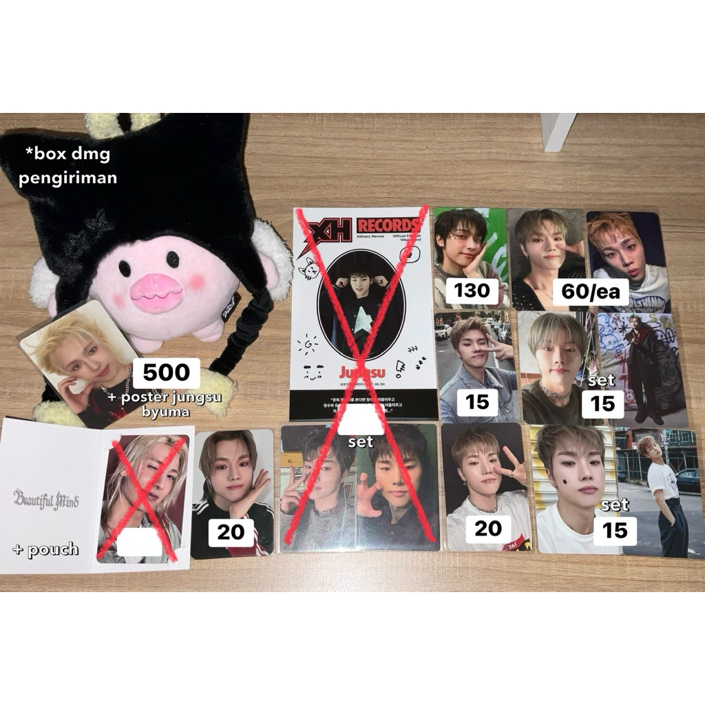 [READY] PC JUNGSU GAON PLUSH JIDUCK XMONS XDINARY HEROES