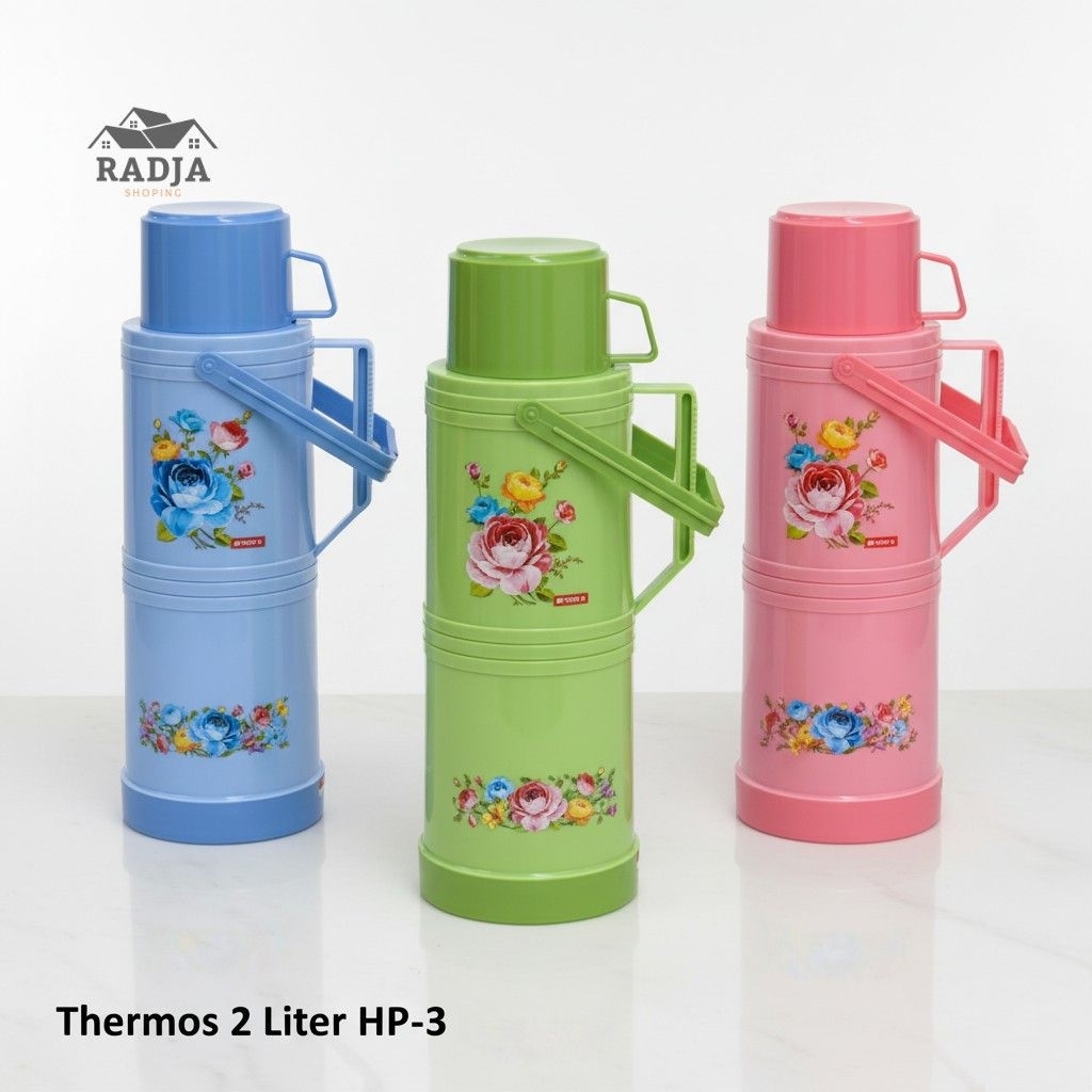 Termos 2 liter Lion Star /Thermos Air Panas 2 Liter / Vacuum Flask Lion Star HP-3