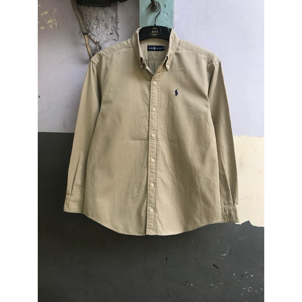 kemeja ralph Lauren polos lengan panjang size S