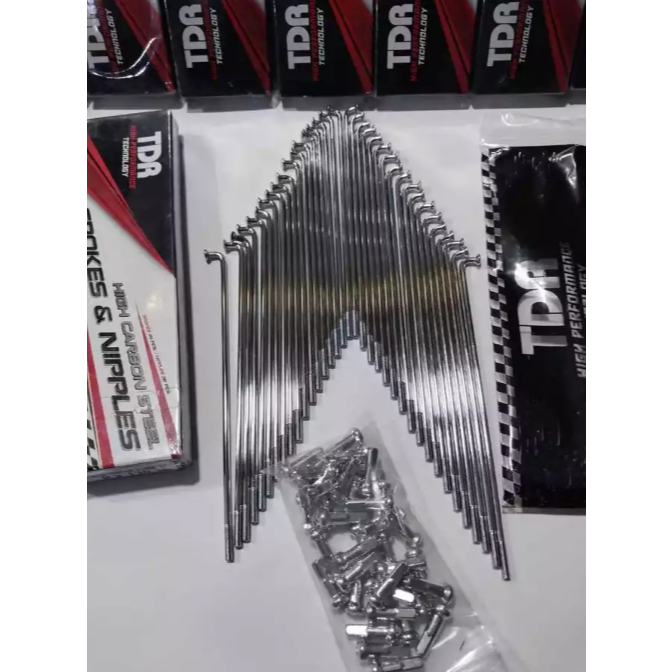 Jari-Jari TDR Sepaket Depan Belakang TDR Ring Velg 17/Khusus Velg 17 TDR Original all motor