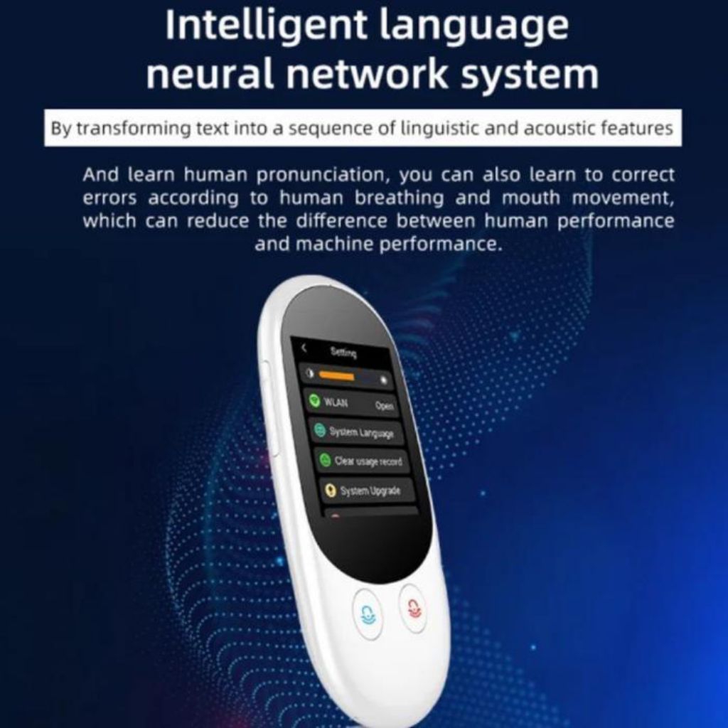 Golden F1 Mini Fluentalk translator alat penerjamah bahasa Portable Smart Translator - Alat Penerjem