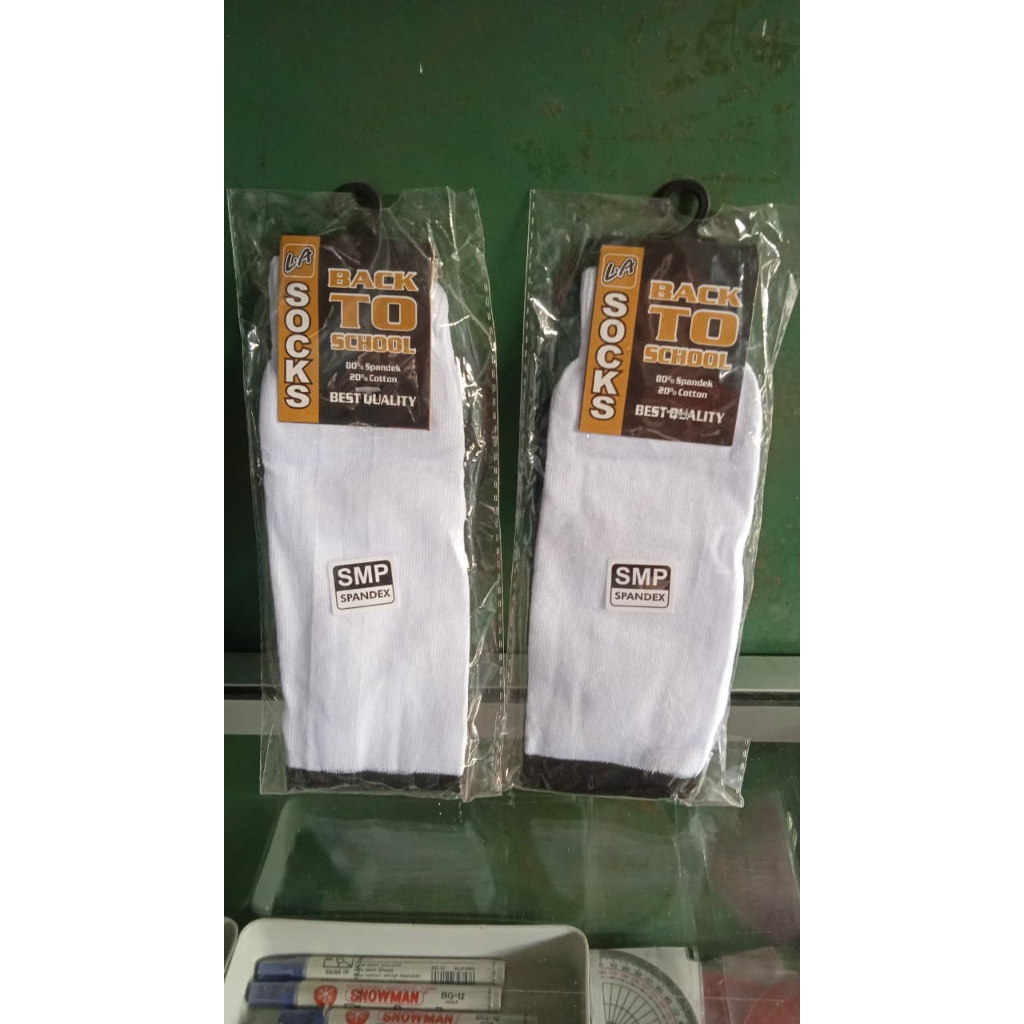 Kaos Kaki Sekolah Hitam Putih Kaos Kaki Sekolah Telapak Hitam