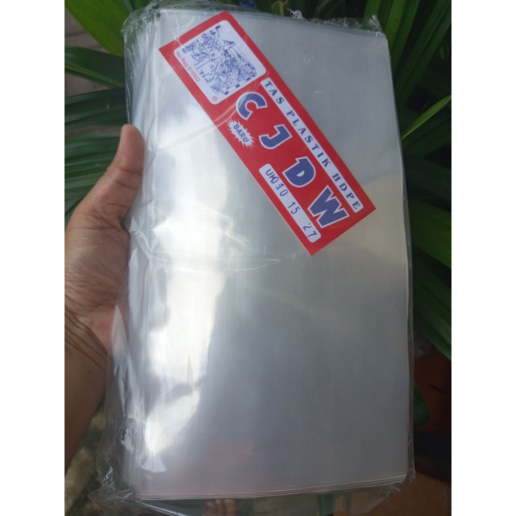 Plastik PP murah 1kg tebal 10 (15x27) 115 lembar