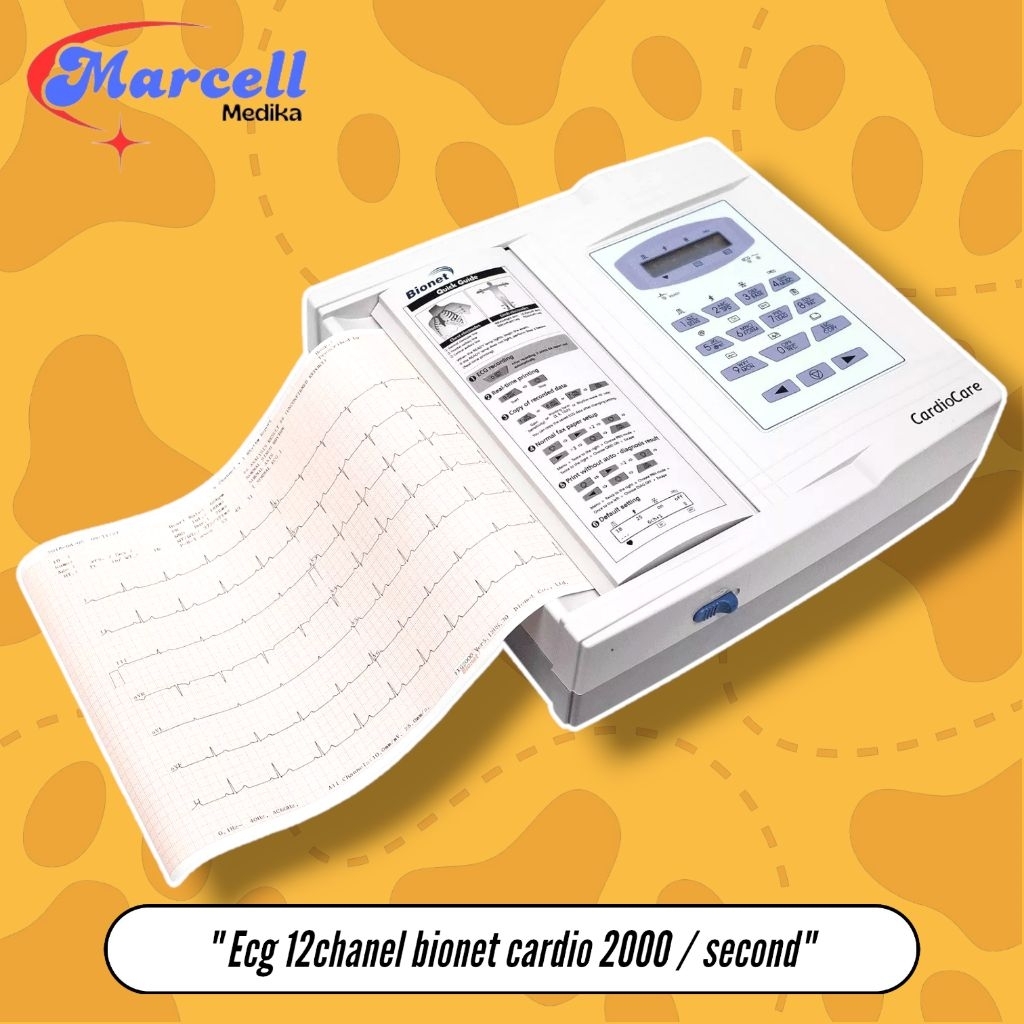 ECG 12 CHANEL BIONET CARDIOCARE 2000 / EKG BIONET CARDIOCARE 2000 second