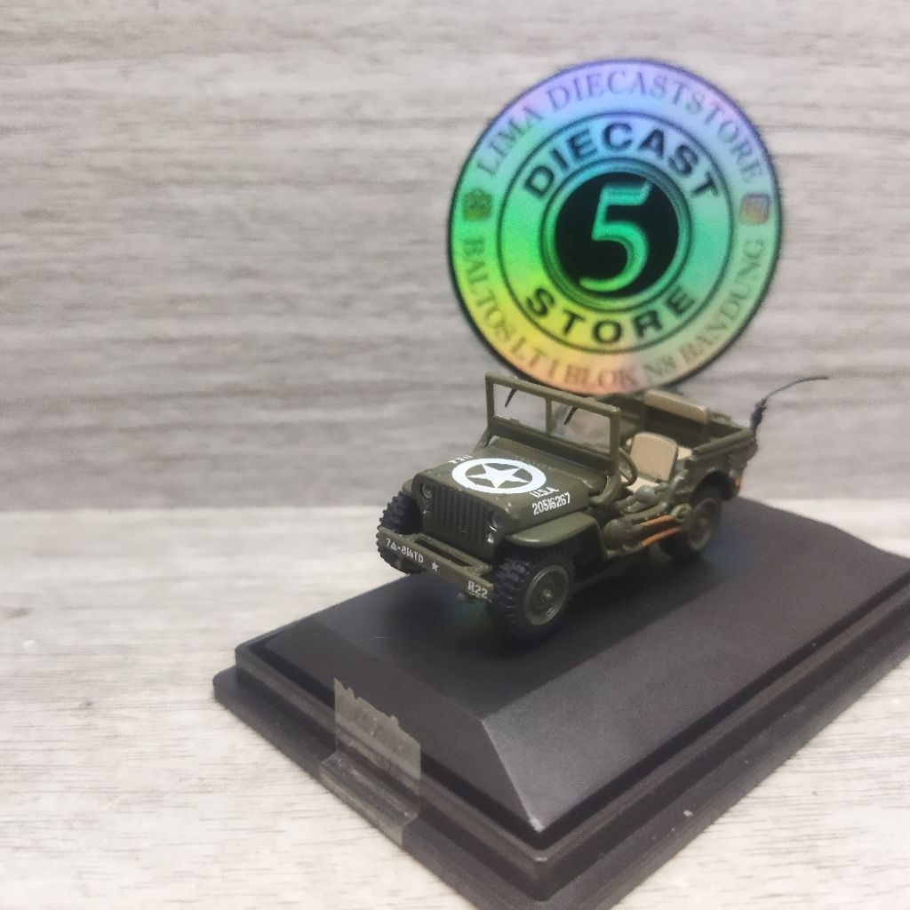 cararama skala 1/72 jeep willys