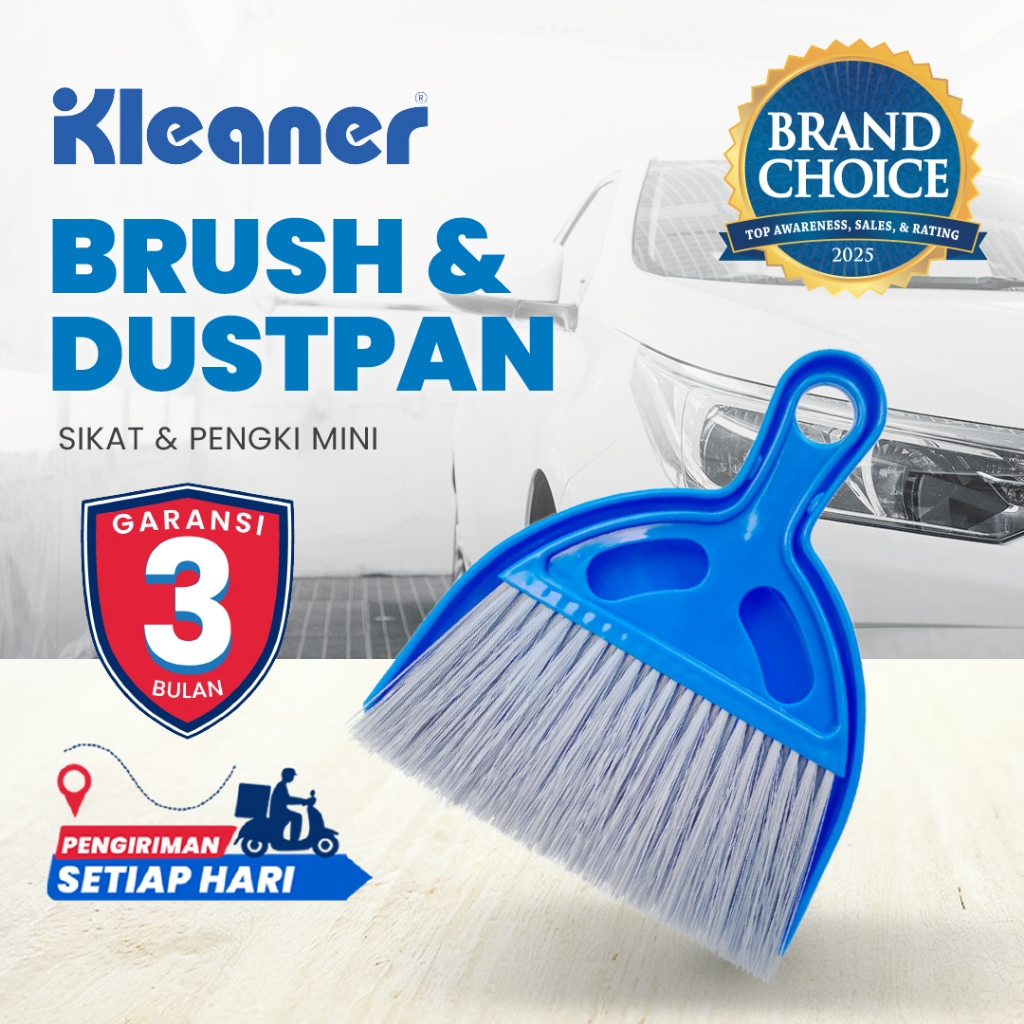 Kleaner Sapu Pengki Mini Dustpan Pembersih Kotoran Karpet Mobil Serbaguna KC9099