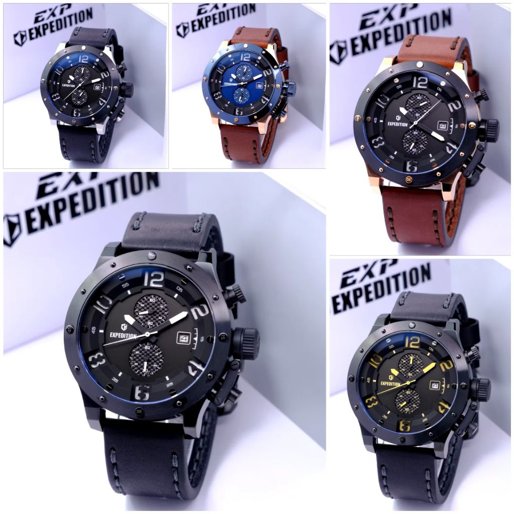 E6381 Jam Tangan Pria Expedition 6381 Original E 6381
