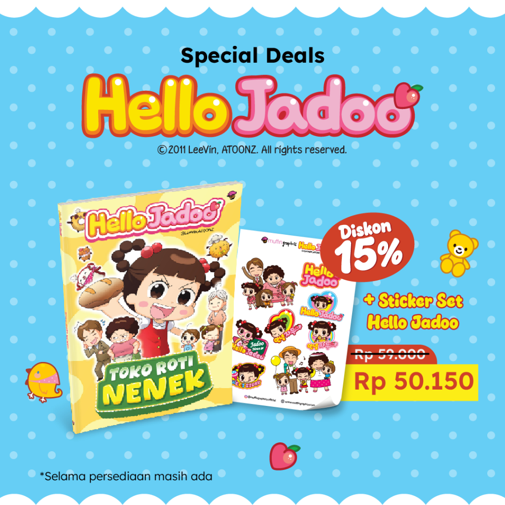 Komik Hello Jadoo: Toko Roti Nenek - Komik Next G - Mizan Surabaya
