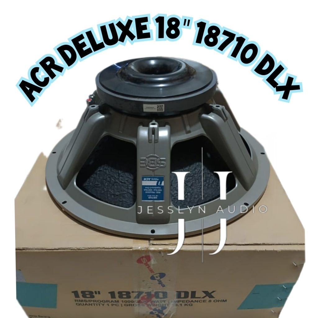 Speaker subwoofer 18 inch  ACR Deluxe  18710 DLX original  2000 watt