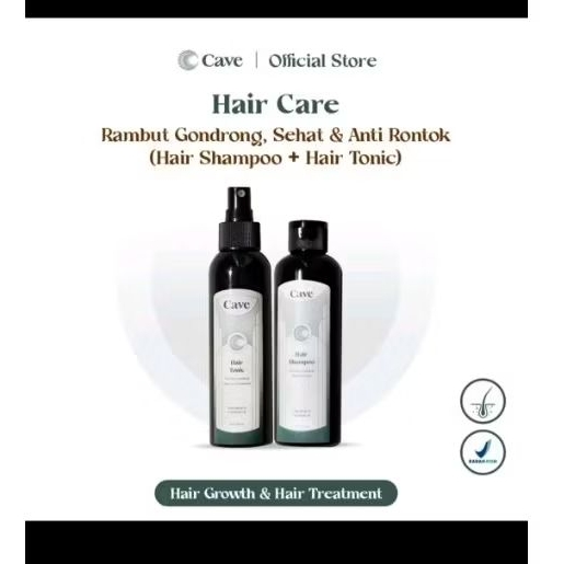 paket shampoo+hair tonic cave