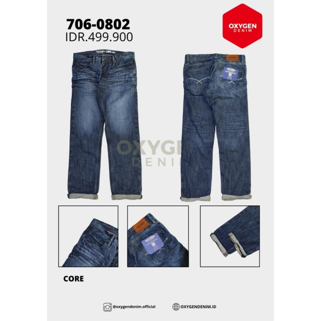 CELANA OXYGEN JEANS ORIGINAL