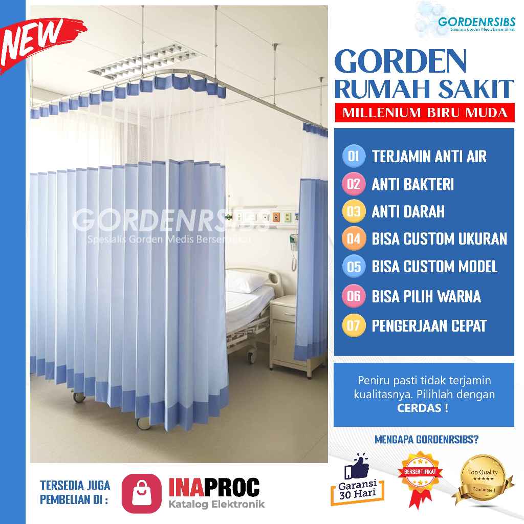 GORDEN RUMAH SAKIT MURAH DAN BAGUS - KAIN WATERPRROF TERBAIK - GORDEN RS
