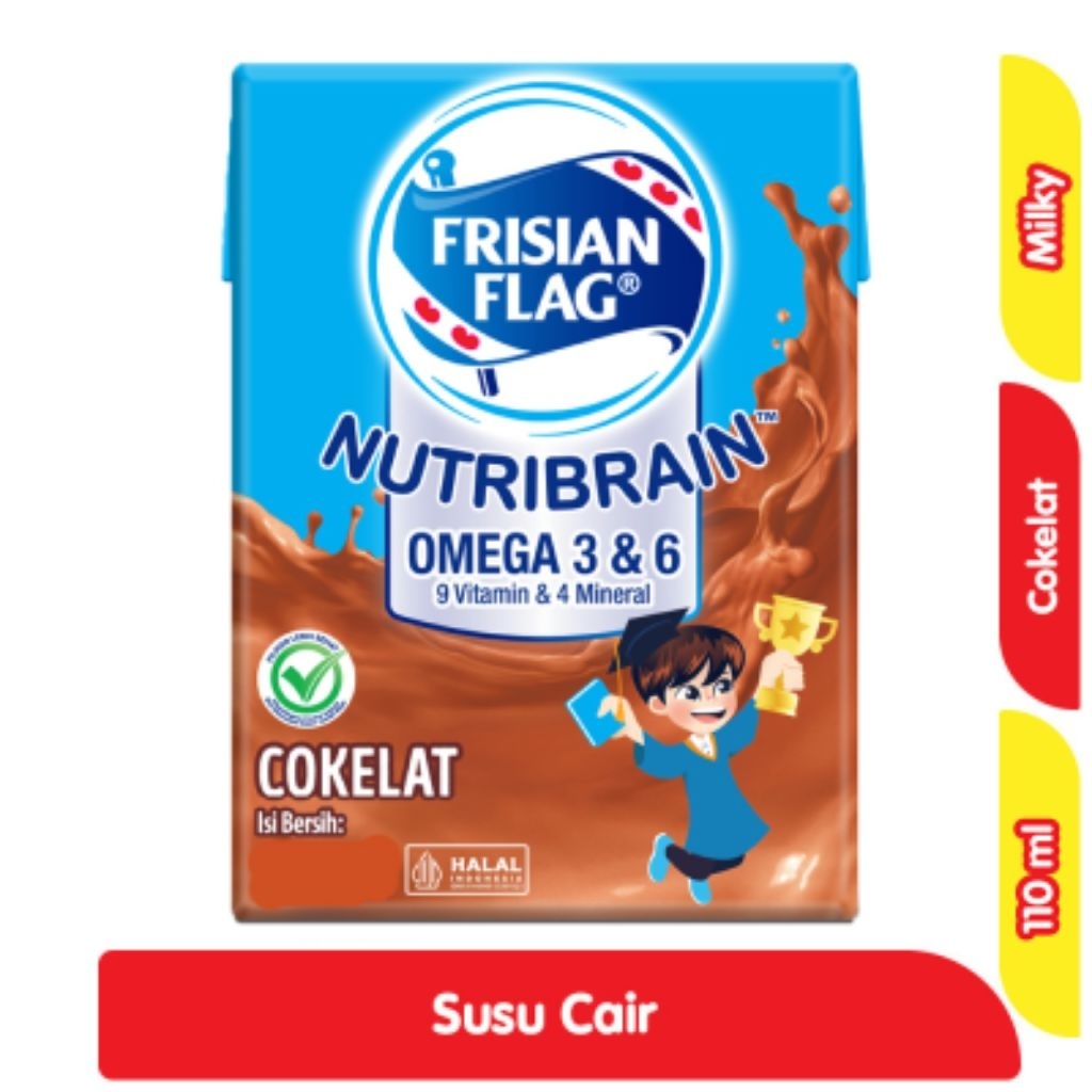 Frisian Flag Susu Coklat  UHT 1 Dus Isi 36 Pcs – Segar, Bergizi, Original