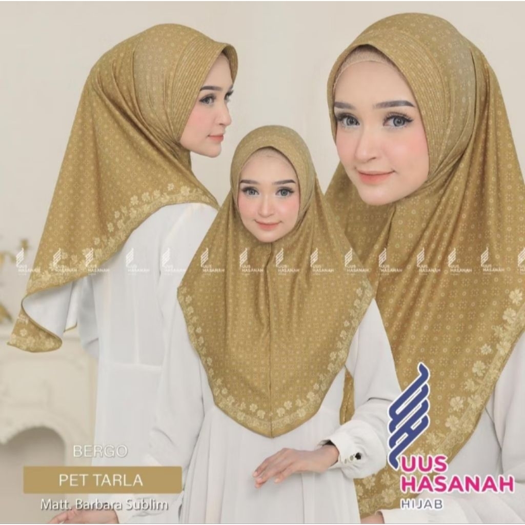 BERGO PET TARLA•hijab instan pet motif•jersey barbara sublim•hijab instan pet motif•hijab daily•jilb