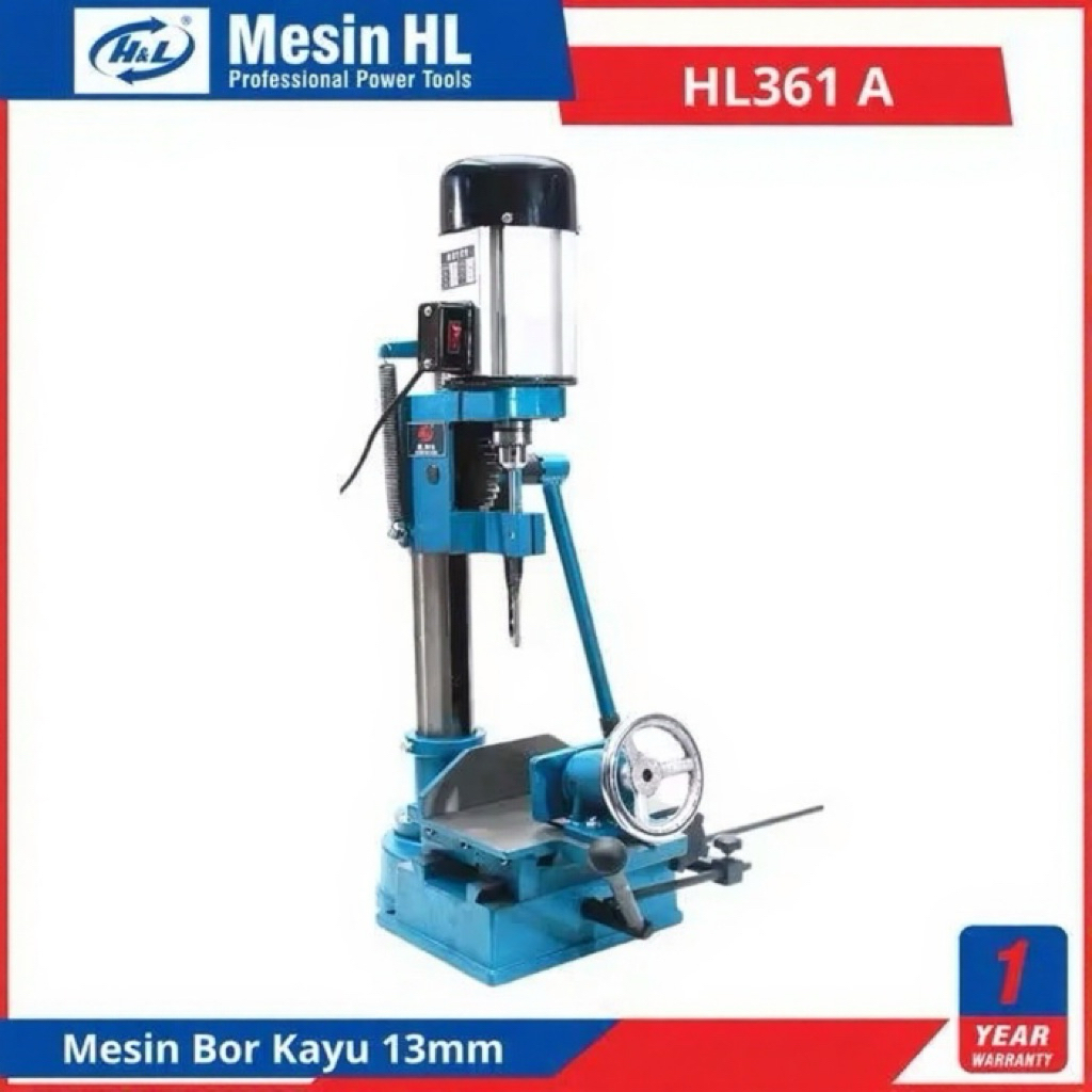 H&L HL 361A mesin bor / bobok kayu 13 mm mesin bor kayu duduk HL361 A