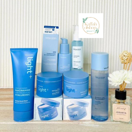Wardah 1 paket lengkap glowing cerah 6 produk
