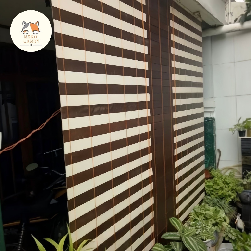 Tirai kerai kere kerey kerai outdor PVC (L x T)