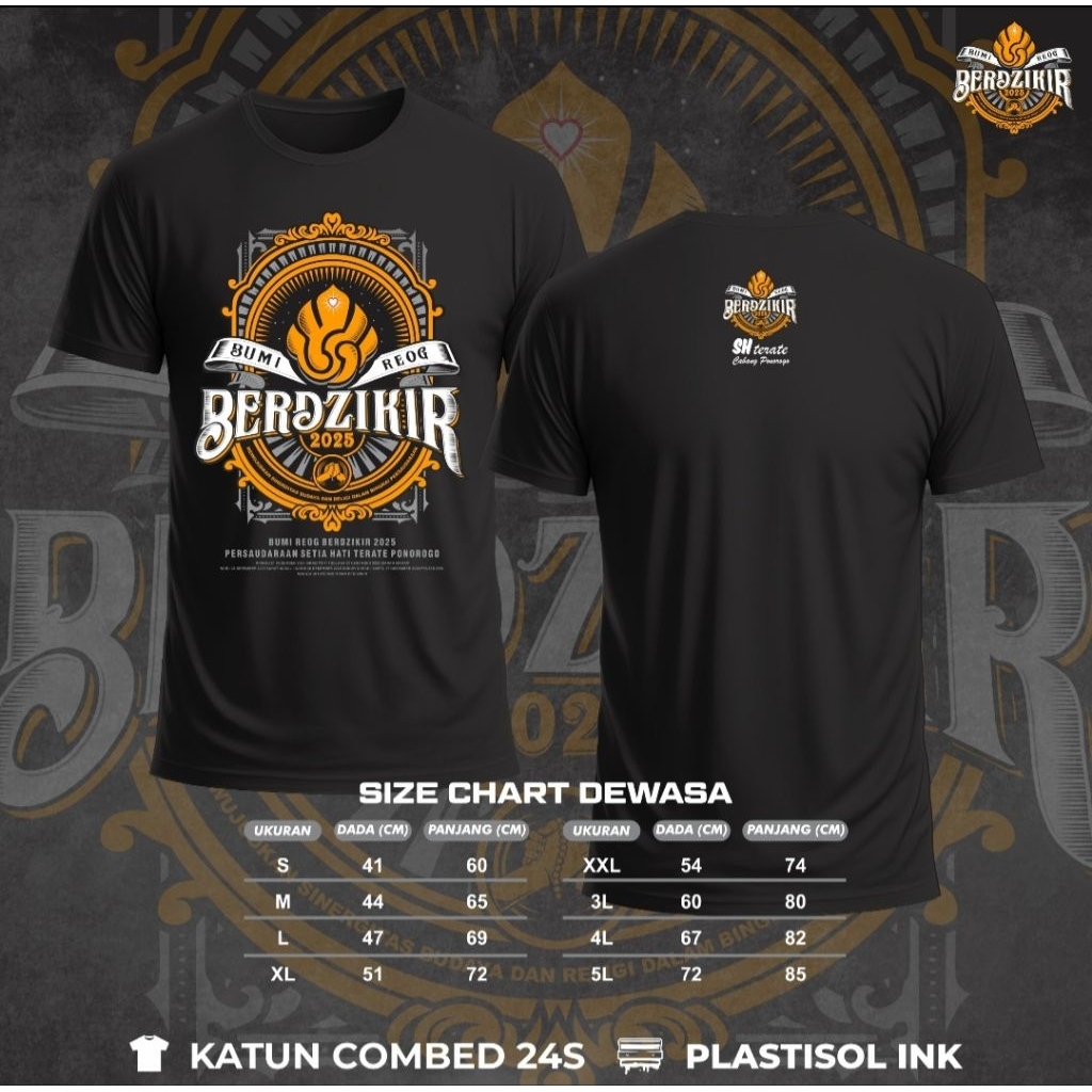 KAOS BRB 2025 PSHT CAB PONOROGO