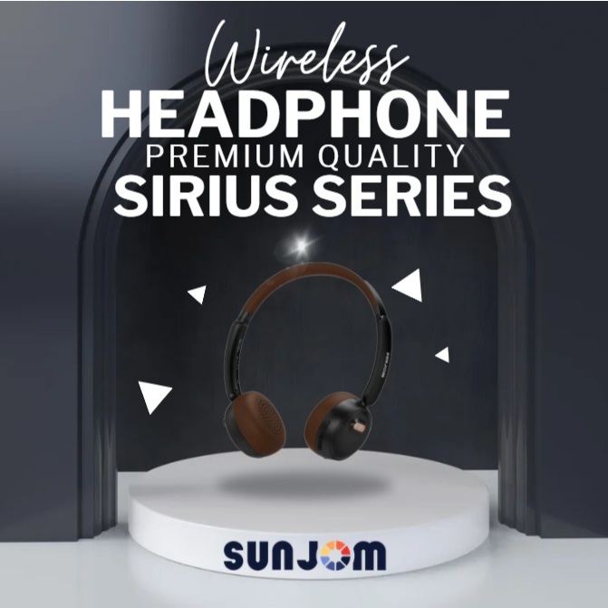 Headphone Earbuds Earphone TWS Wireless Bluetooth 5.4 Sunjom Sirius Series Black