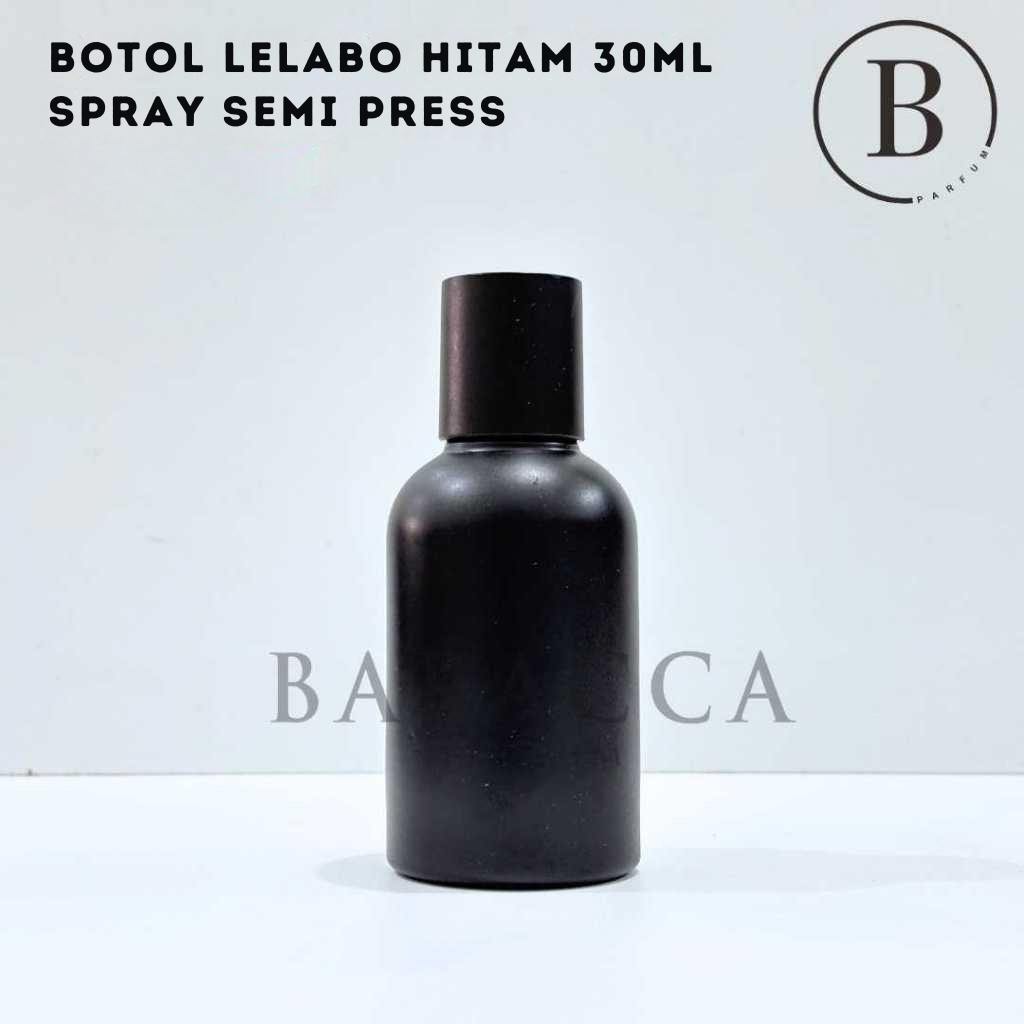 Botol Parfum Le Labo 30ML Semi Press Full Hitam - Botol Parfum Kosong Le Labo - Botol Le Labo 30ML