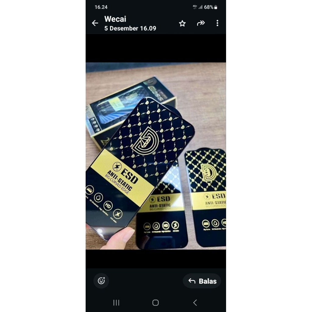 Tempered Glass Glass Static)DIAMOND IP ALL TYPE