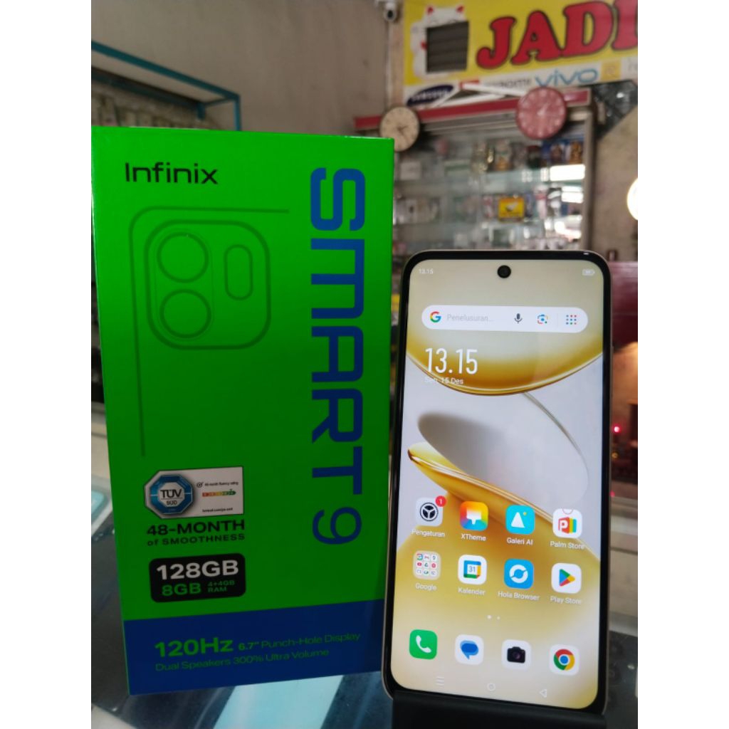 HP SECOND MURAH BERGARANSI INFINIX SMART 9 RAM 4+2/128 KOTAK