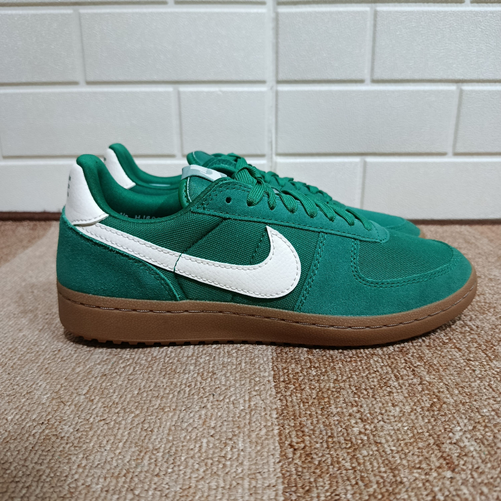 Sepatu NK FLD GRNL Unisex Shoes Malachite/Gum Dark Brown/Soft Pearl Sneakers Original Casual Daily