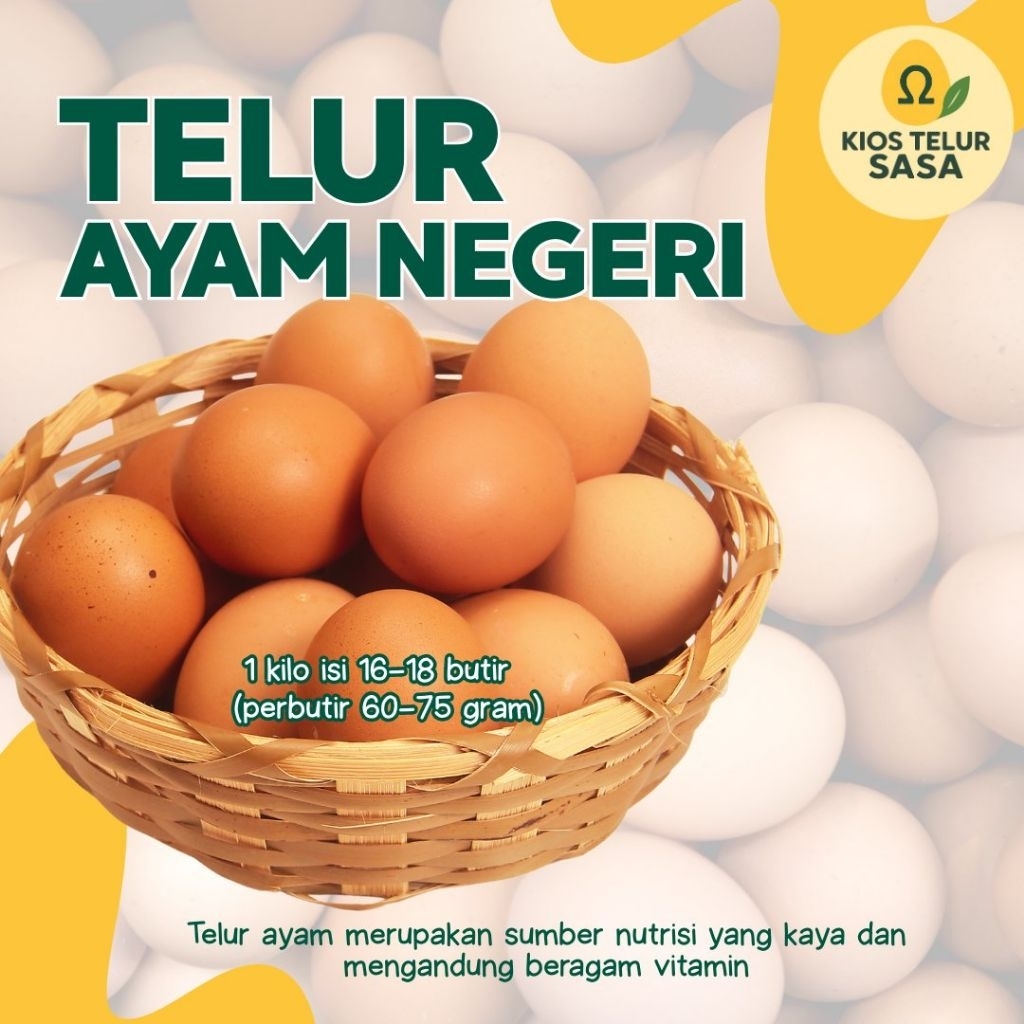 Telur Ayam Negeri Murah Bandung / Bukan Telur Omega