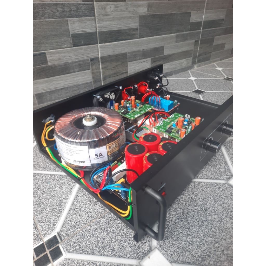 JERNIH dan BERTENAGA Teff Power Balap 2 channel SOCL 504 506 Trafo Toroid / Donat 5A Murni CT 45 Sok