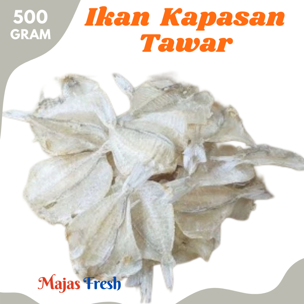 IKAN KAPASAN TAWAR TIPIS Kering - Ikan Tawar Kapasan Tipis Medan Kering | 500gr [ Harga Per 0,5 Kg ]