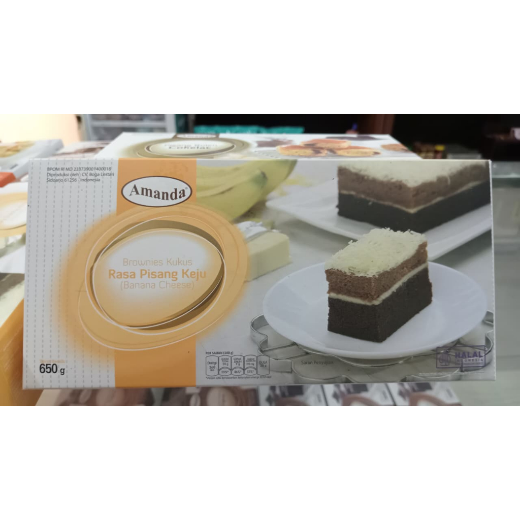 Brownies Amanda Banaches Taburan Keju