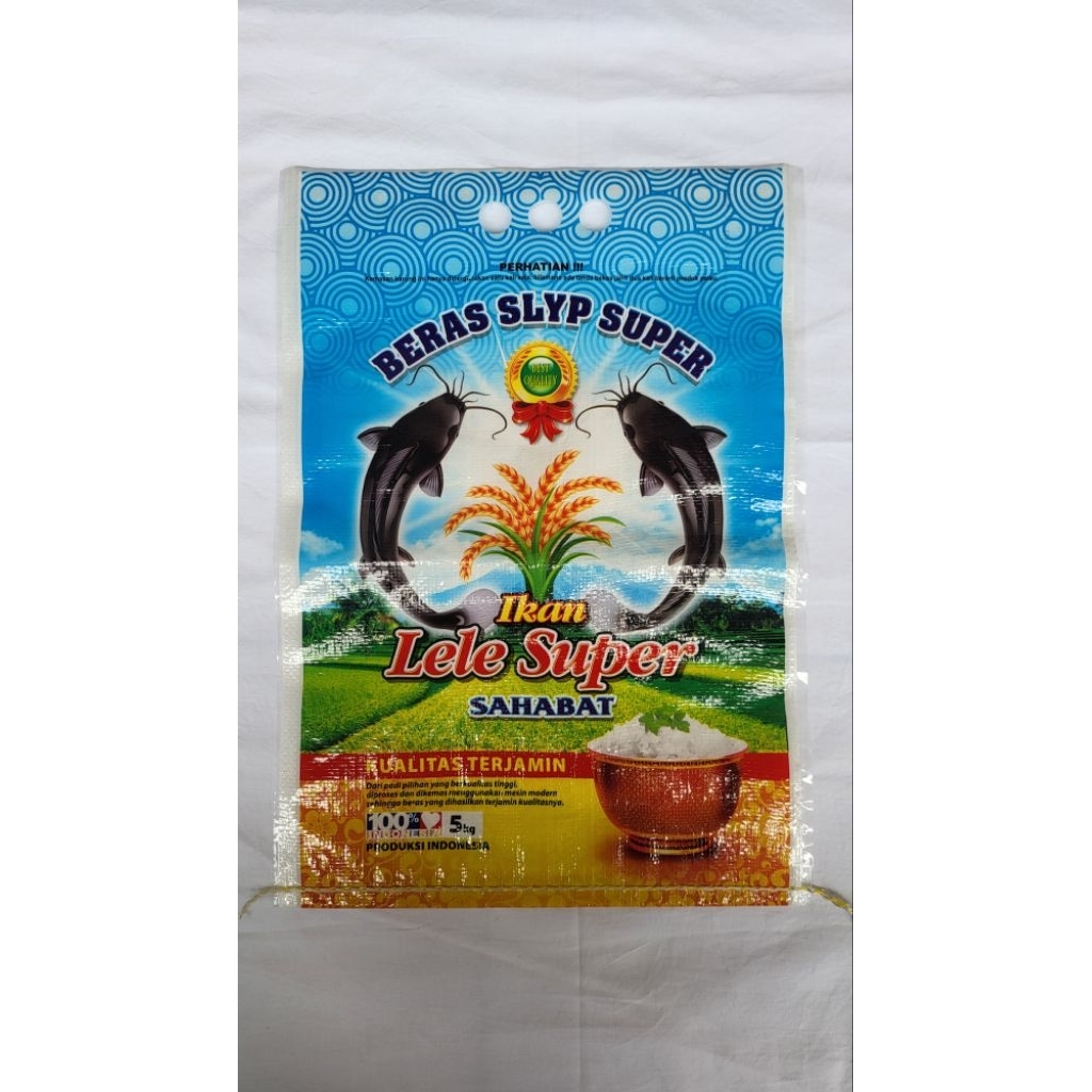 Karung Beras Laminasi Lele Super 5kg