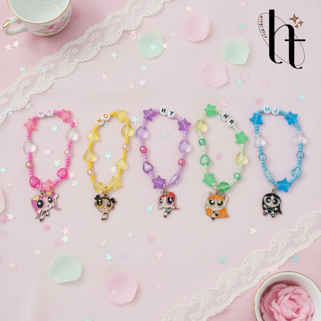 Gelang NewJeans Powerpuff Aesthetic