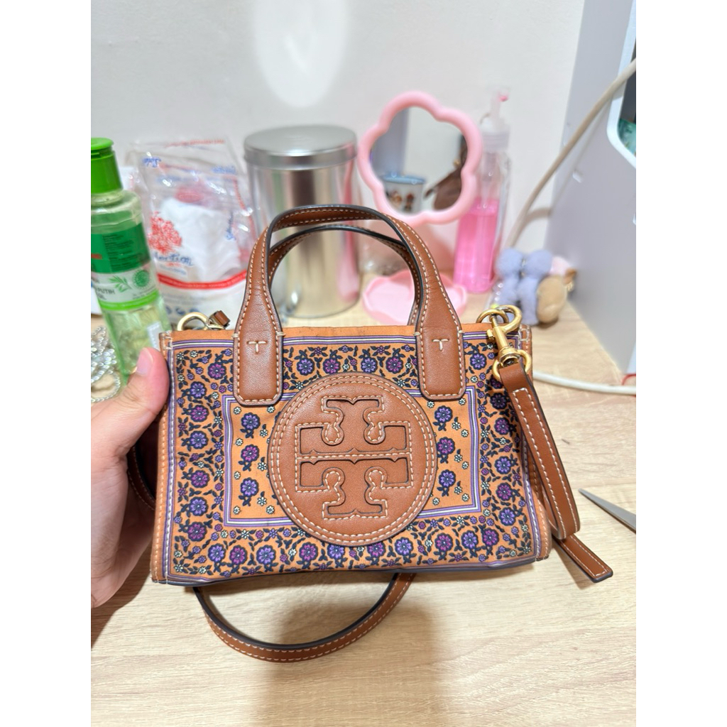 Tory burch ellea mini tote preloved