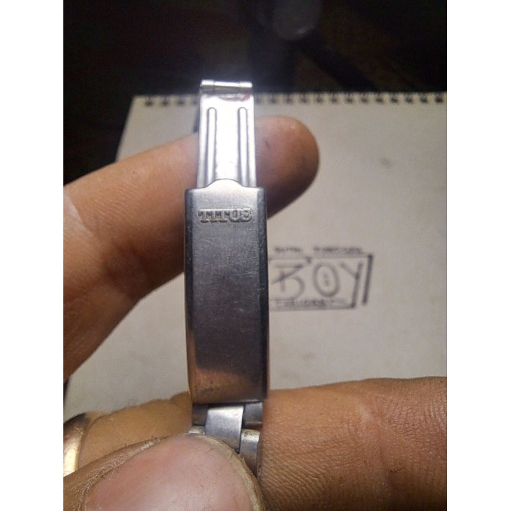jam tangan second titus geneve bahan