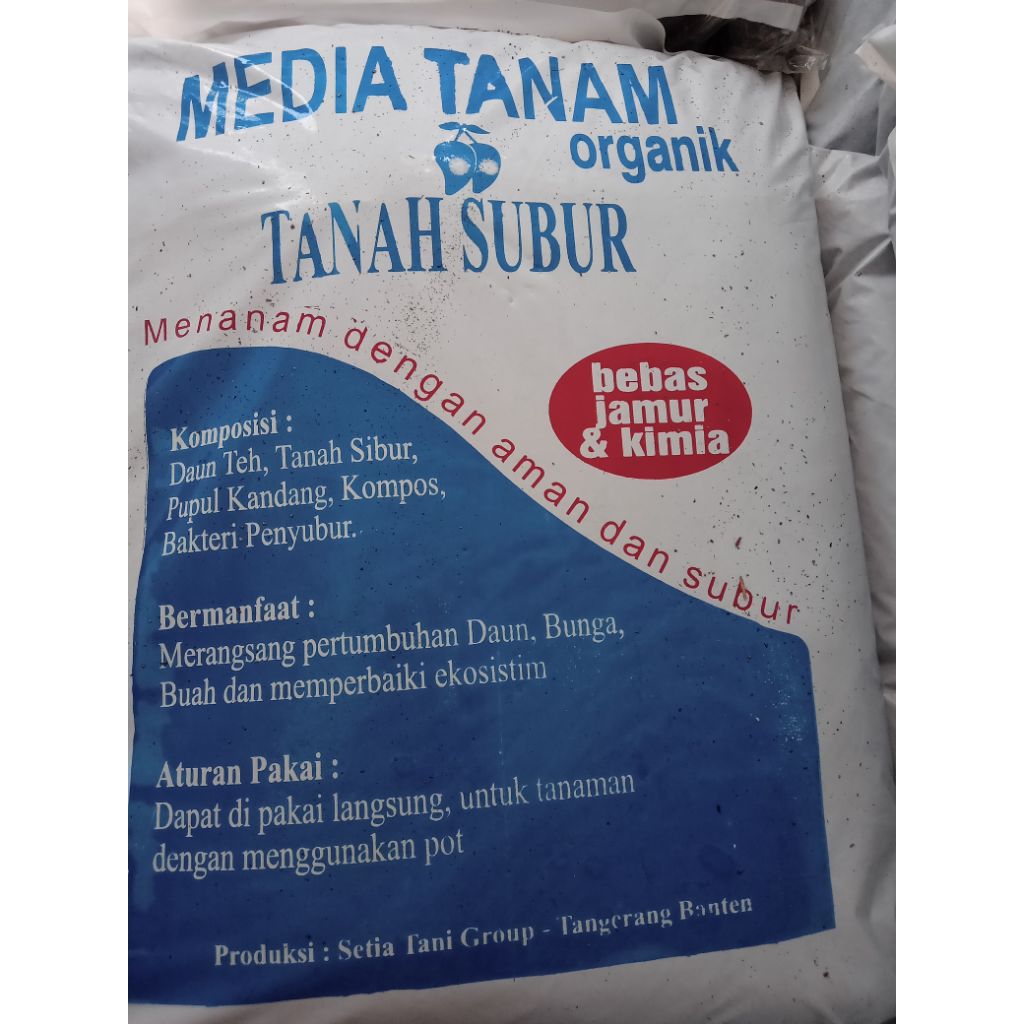 pupuk media tanam organik 1sak