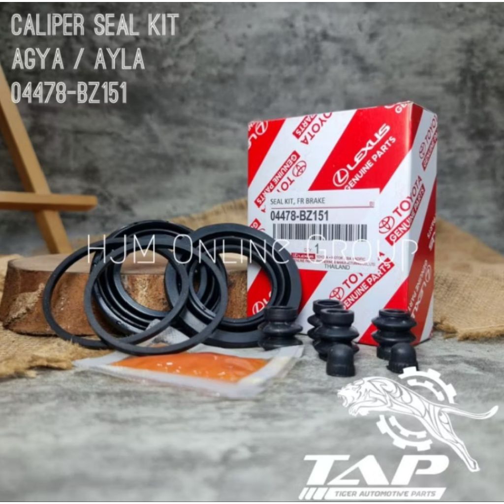 Caliper Kit/Karet Seal Rem Cakram Depan Toyota Agya, Ayla
