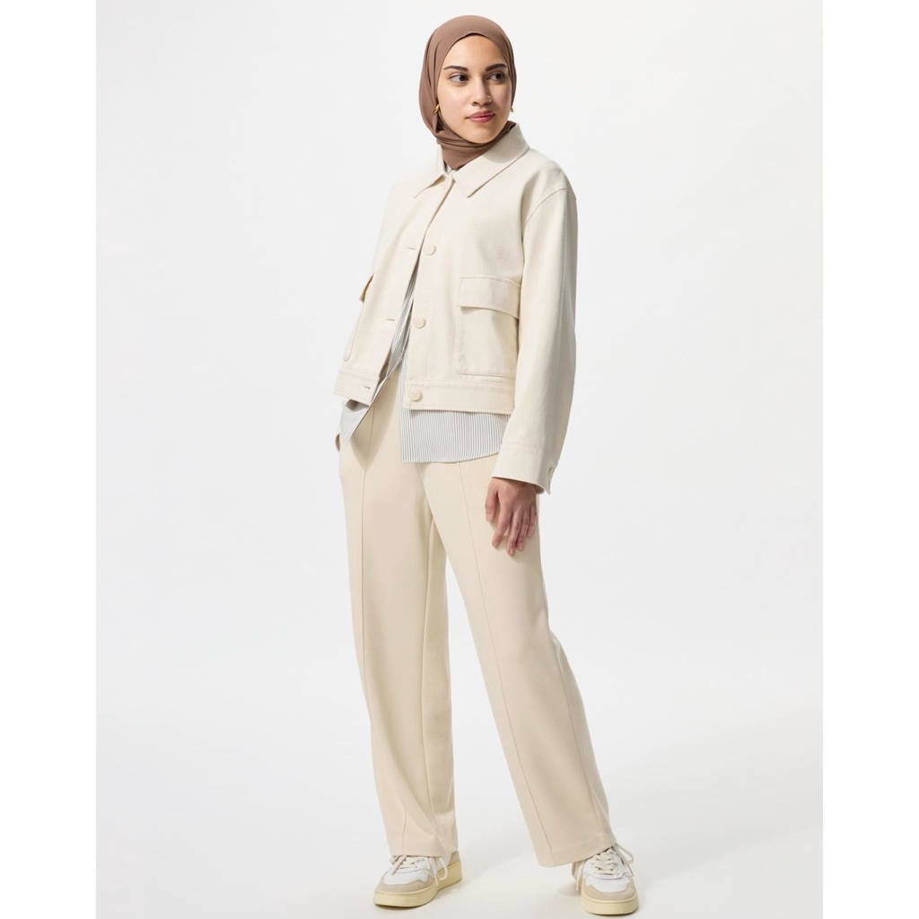 Uniqlo Stretch Double face straight pants