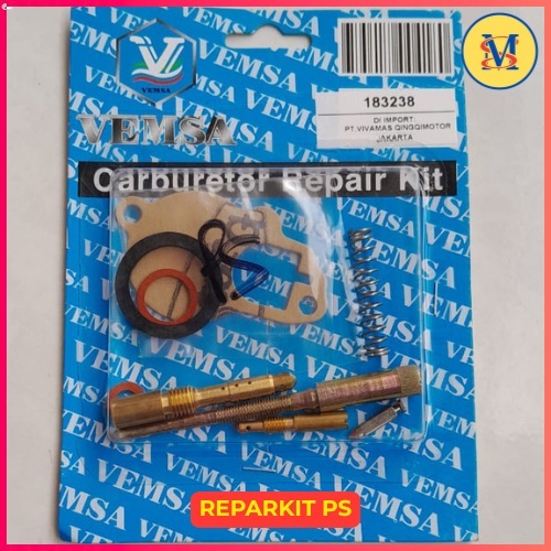 Reparkit Spuyer Karburator VEMSA Vespa PX PS Excel Original Presisi Berkualitas Tahan Panas